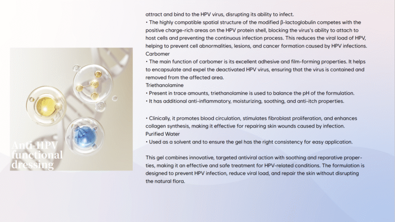 Anti-HPV Functional Dressing Gel - Image 3